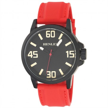 Men's 3D Dial Silicon Sports Watch