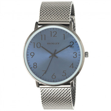 Contemporary Numbered Mesh Watch