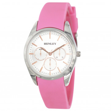 Silicone Sports Watch - Pink