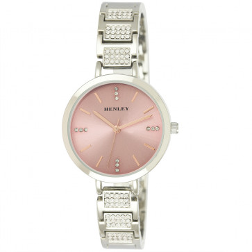 Diamante Bracelet Watch - Silver Tone
