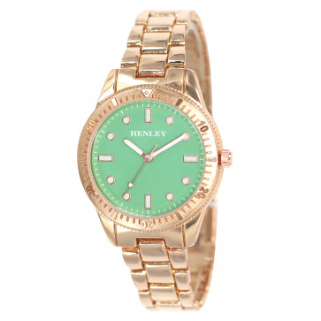 The Candy Rose Bracelet Watch - Candy Green