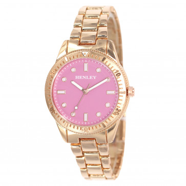 The Candy Rose Bracelet Watch - Candy Pink
