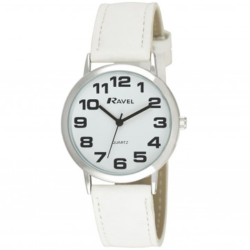 Unisex Classic Bold Easy Read Strap Watch - Large