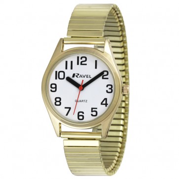 Women's Classic Super Bold Easy Read Expander Bracelet Watch