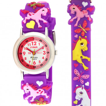 Girl's Cartoon Time Teacher Watch - Pony