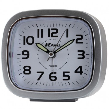 Chrome Rimmed Quartz Alarm Clock