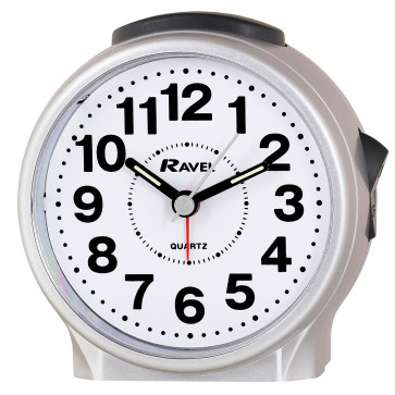 Bold Round Quartz Alarm Clock