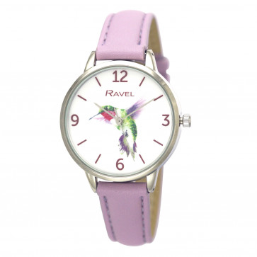 Women's Hummingbird Watch - Lilac