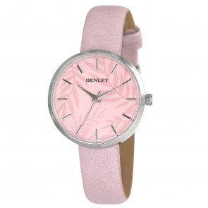 Palm Motif Watch - Pink