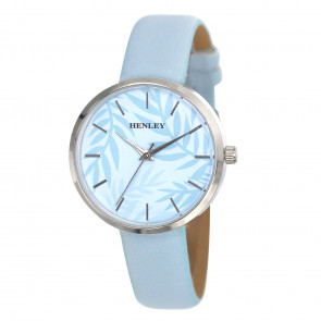 Palm Motif Watch - Blue