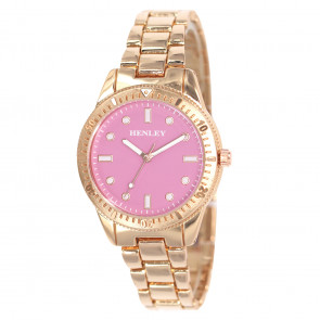 The Candy Rose Bracelet Watch - Candy Pink