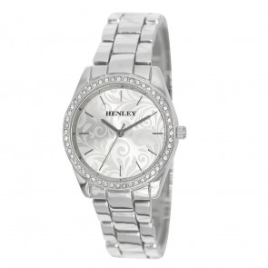 Delicate Etched Patterned Dial Bracelet Watch
