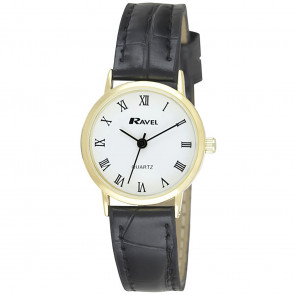 Women's Classic Roman Numeral Dial Strap Watch
