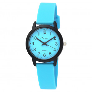 Unisex Silicone Watch - Black/Blue